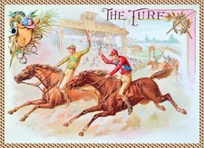 10897.Poster decoration.Home interior.Room wall art design.Horse race The turf