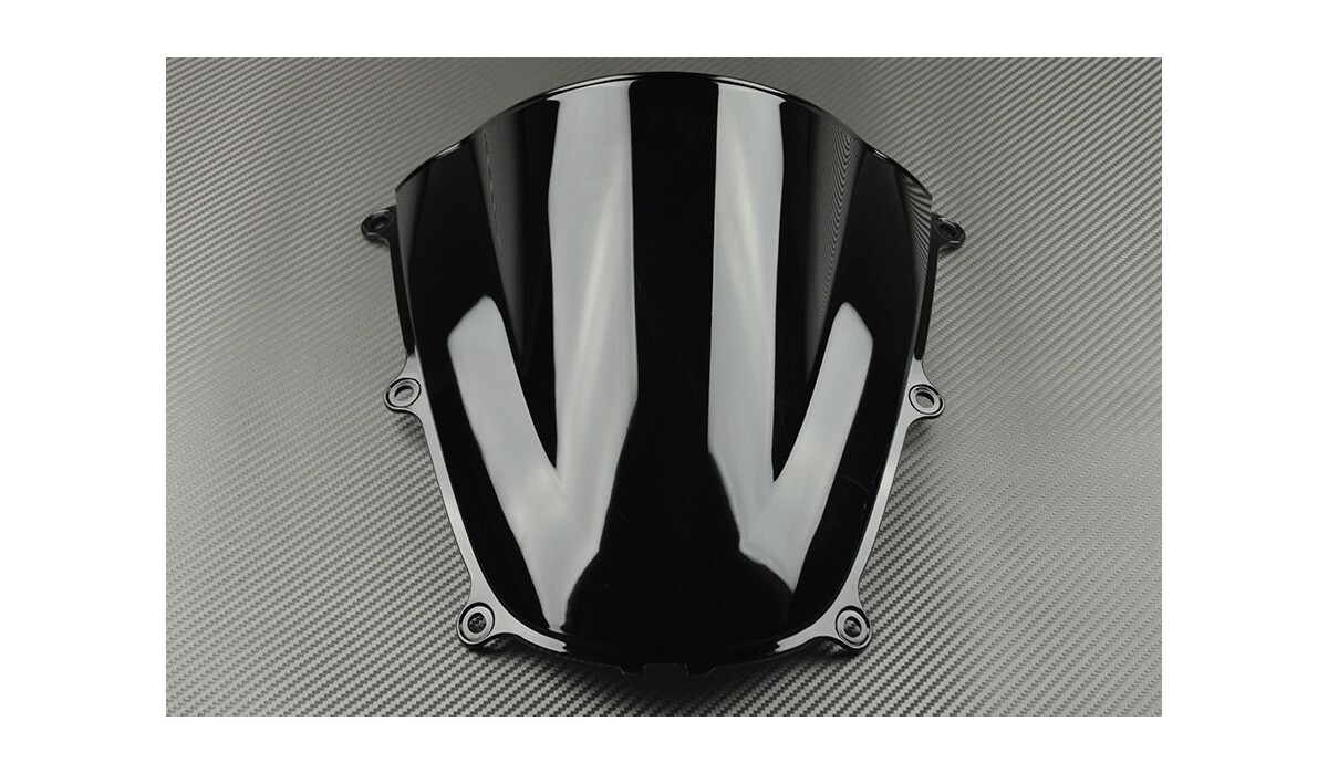 Bulle moto noire pour Honda CBR 600 RR PC37 modèles 2005 et 2006