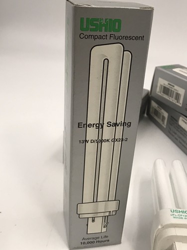 4-Ushio UFL-CF13D/850 Compact Fluirescent Lamp GX23-2 13w Light Bulb 300426 - Picture 5 of 7