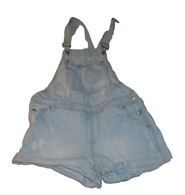 kurze JeansDemin & Co    Latzhose SHORTS Hose Latzjeans Demin hellblau Gr S / M