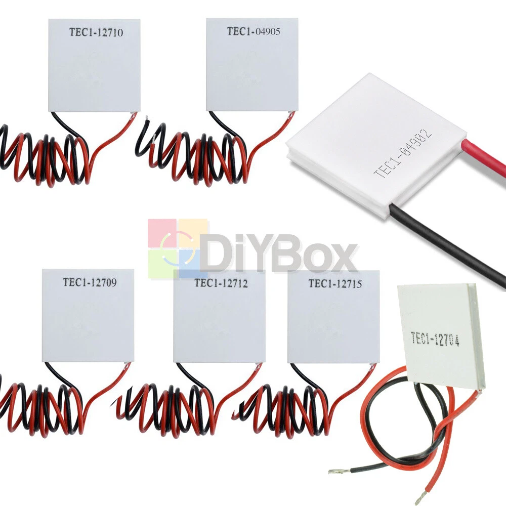 5V 12V TEC1 Heatsink Thermoelectric Cooler Peltier Cooling Plate