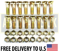 JCB PARTS - PLOUGH BOLT & NUT FOR TEETH 16 PCS (PART NO. 826/00303 & 1340/0701F)
