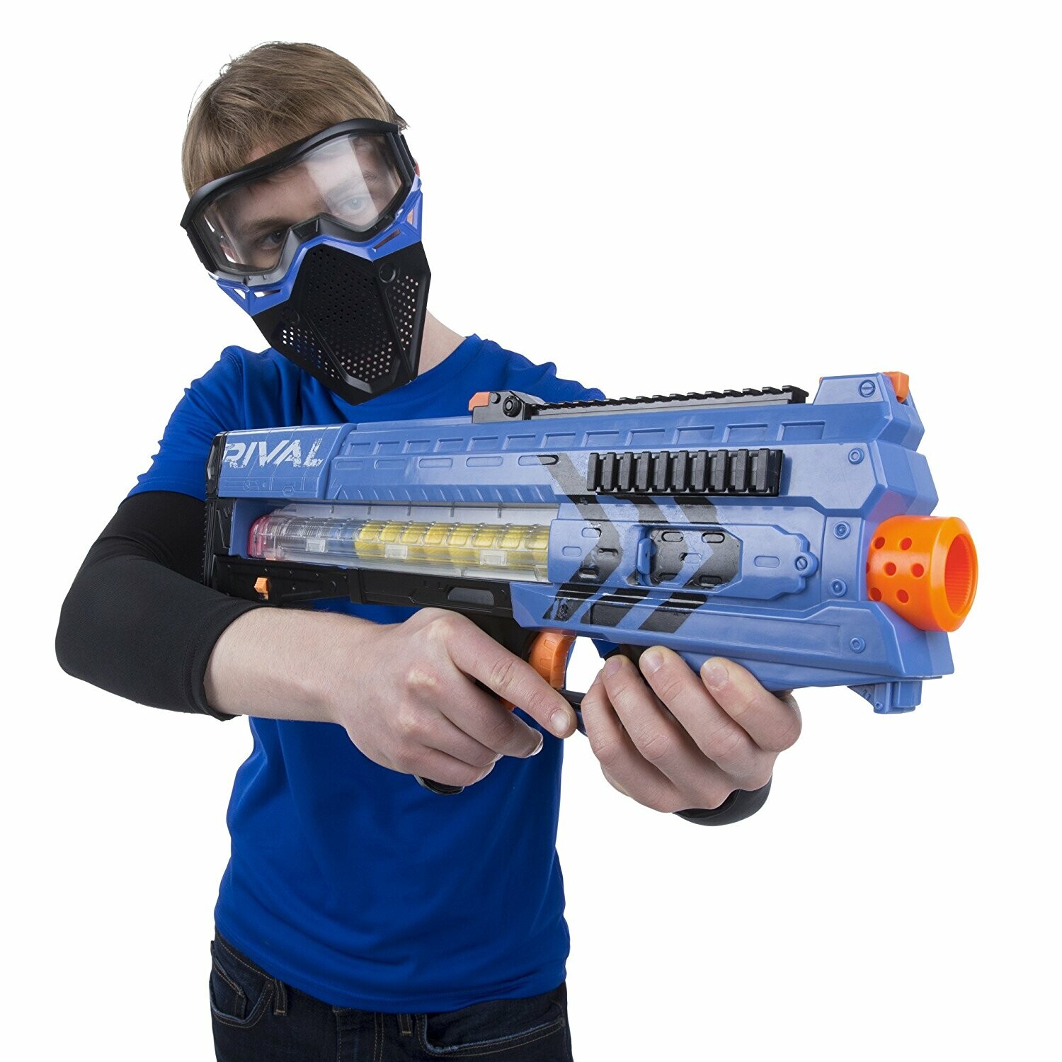 Blaster Nerf Rival Zeus MXV 1200 à propulsion motorisée haute précision