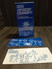 Kids Against Maturity: Game for Kids and Family 600 Card Pack, Magnet & Sticker