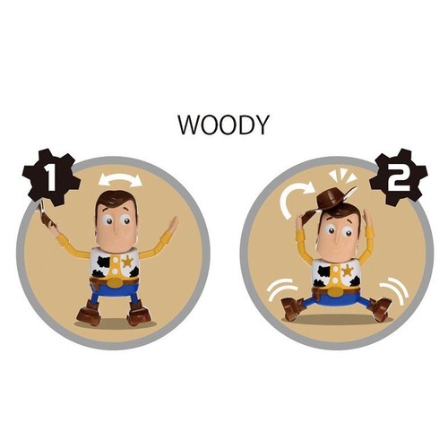 JAPAN TOMY WINDUP MOVIN MOVIN FIGURE DISNEY CARS WOODY MIKE MR. INCREDIBLE NEMO - Picture 3 of 10