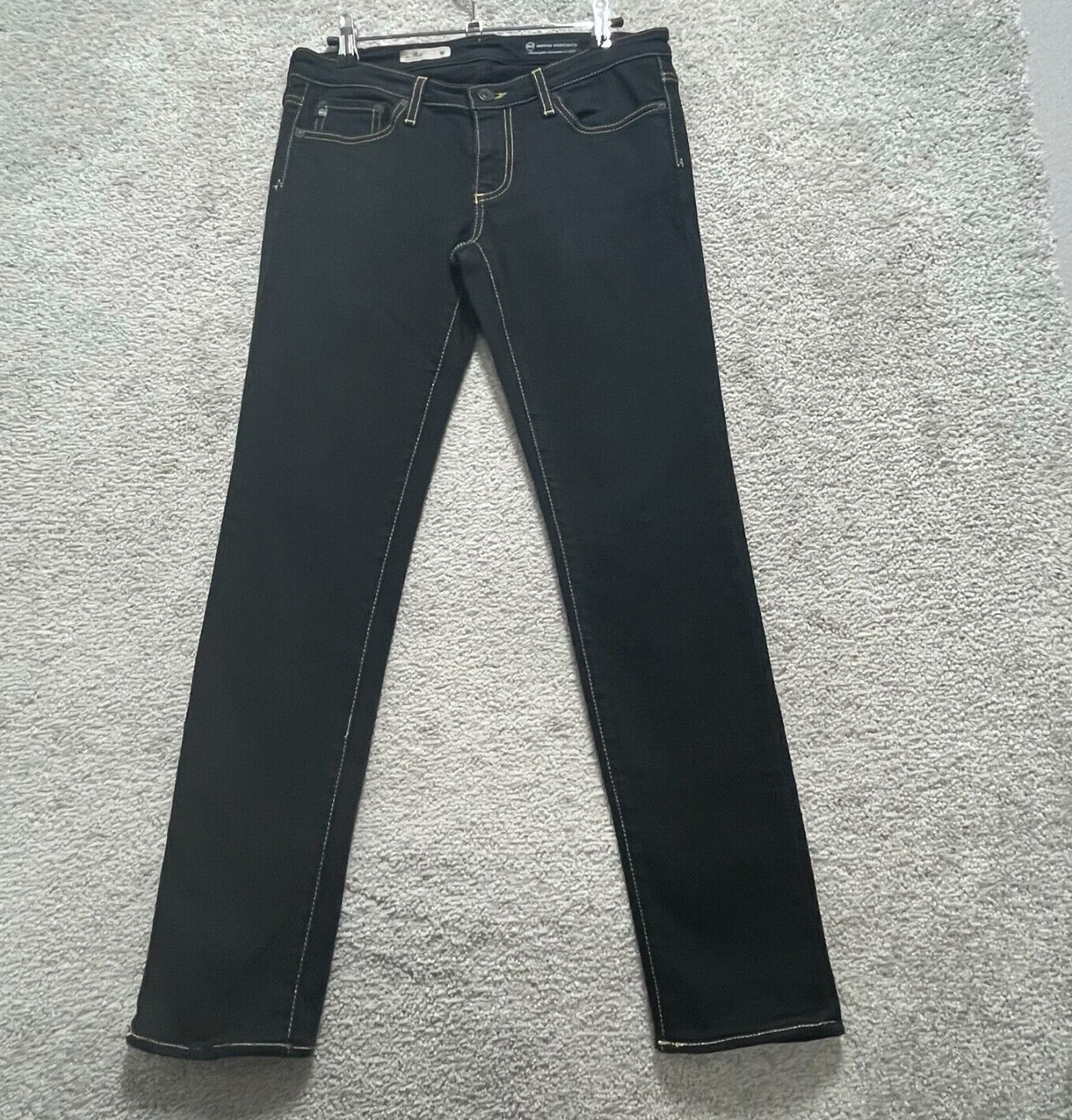 AG Adriano Goldschmied Jeans Women's 27 R Black Cigarette Straight leg Skinny