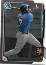 2015 Bowman Chrome Prospects  CHAMP STUART  - NEW YORK METS - #BCP59  