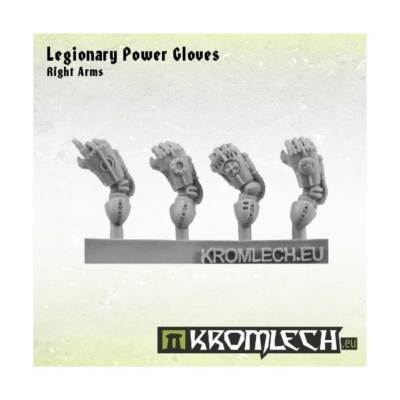 4x Legionary Power Gloves right Energiefaust Kromlech Bitz KRCB131