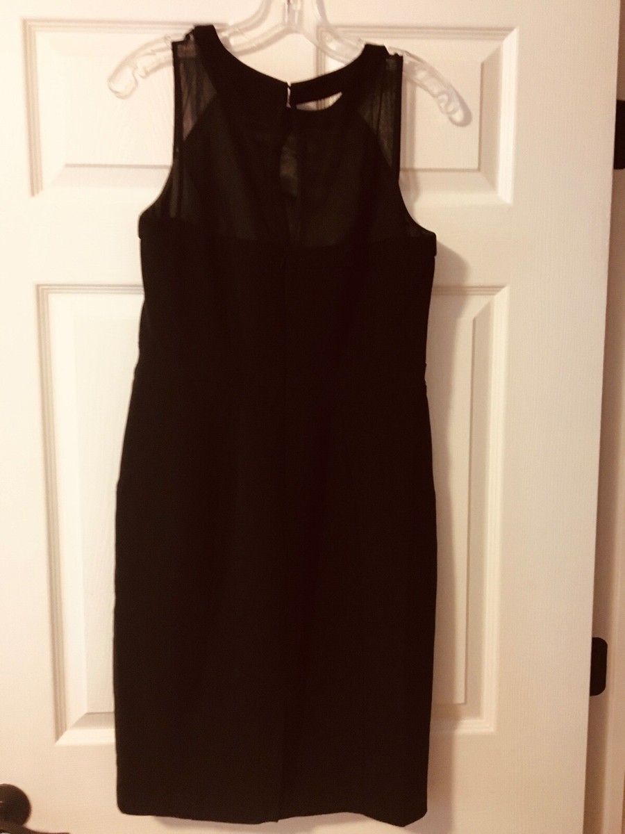 white house black dress Black Crystal Embellished Dress