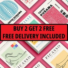 Matisse Picasso Wall Art Posters Pink Blue Green Yellow Red Poster Print