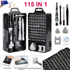 115 IN 1 Precision Magnetic Screwdriver Bit Set PC Phone Watch Repair Tool Kit