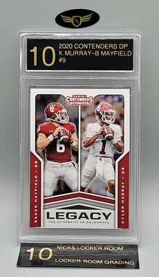 2020 Panini Contenders Draft Picks B MAYFIELD - MURRAY #9 rookie RC mint LRG 10