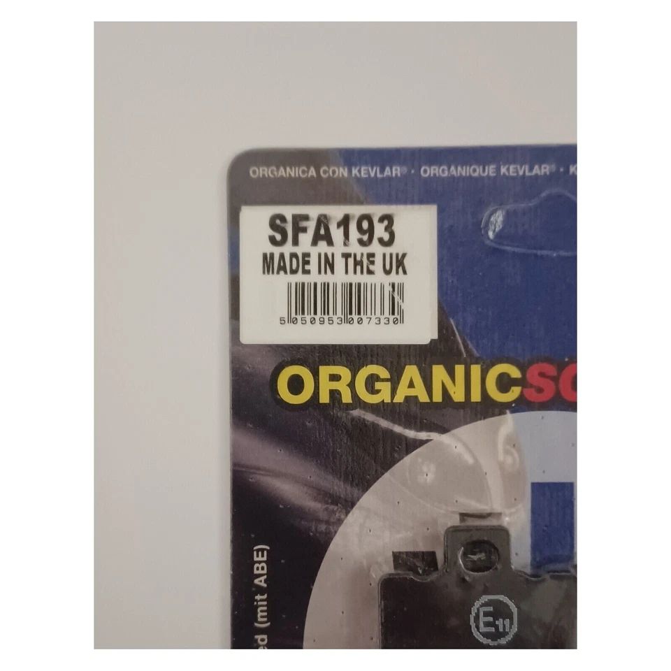 EBC Orgánico Pastillas de Freno Disco Delantero (1 Set) Para Piaggio NRG 50 MC3 - Imagen 3 de 4