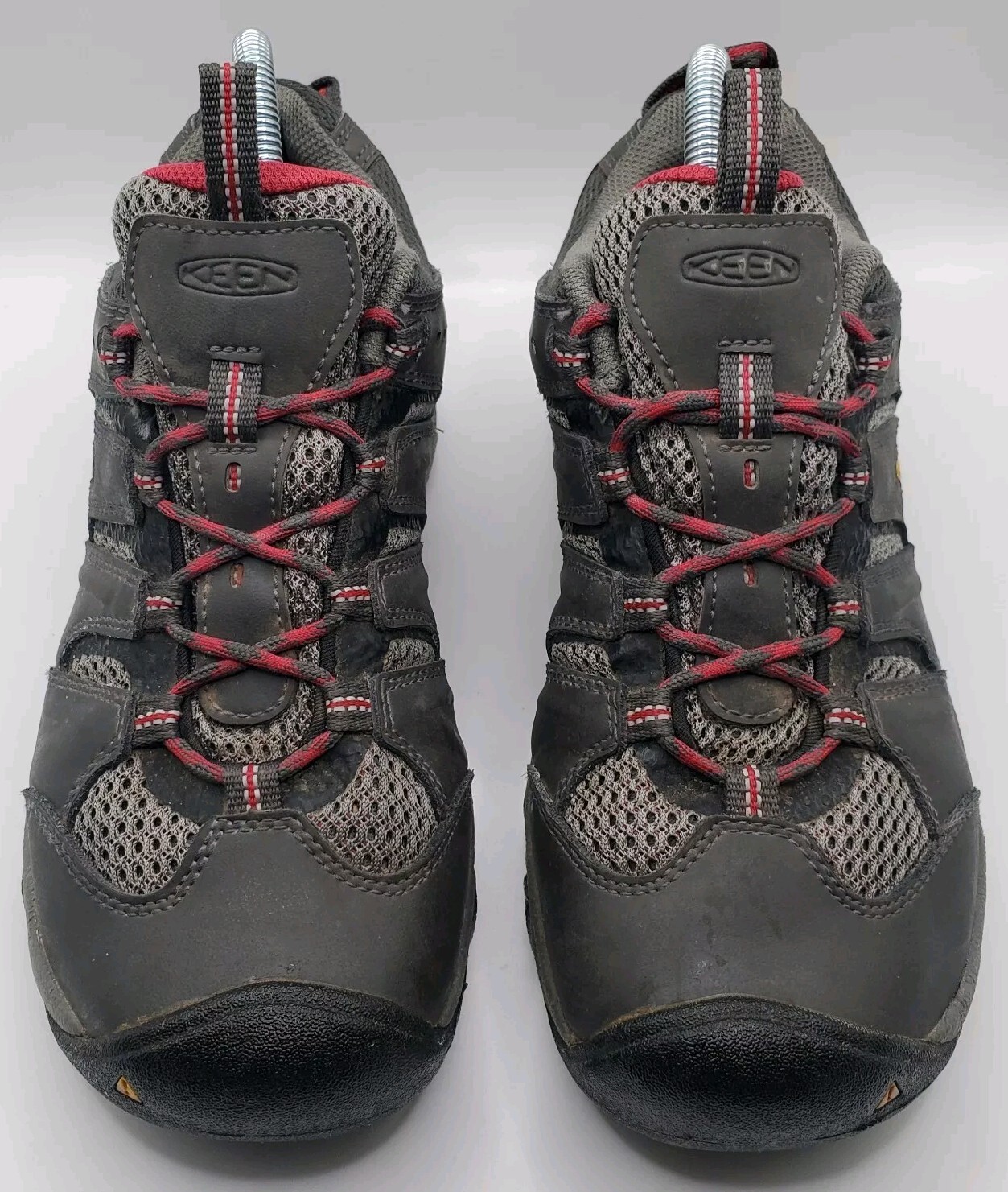 Scarpe Keen Koven 1011829 XCH grigio rosa maglia trail trekking donna 8