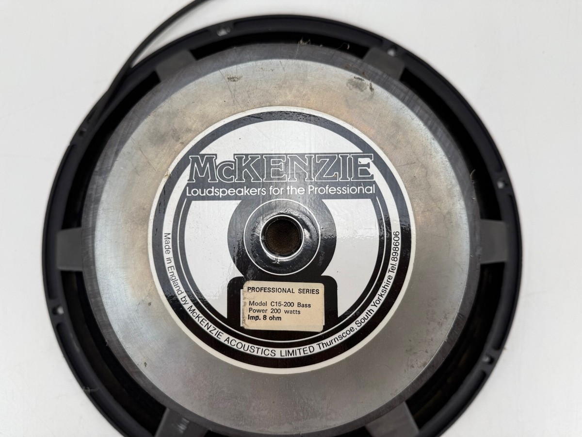 Mckenzie 15インチ\" Bass Speaker Studio7 Mckenzie 15インチ