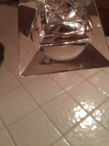 Emperial Estates Crystal Candlestick - Picture 3 of 3