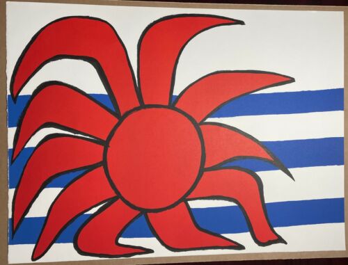 Alexander Calder - Sun and Sea - AS IS: minor tear at bottom margin - Picture 1 of 6