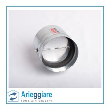 Valvola di non ritorno aria in lamiera con guarnizione interna, no cattivi odori