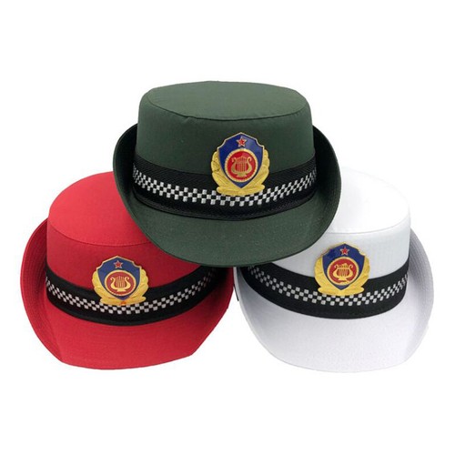 Damen Armee Kapitän Mütze Performance Kappe Soldat Kostüm Militärkostüm Retro