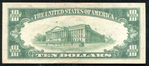 FR. 2309 1934-A $10 TEN DOLLARS “NORTH AFRICA” SILVER CERTIFICATE GEM UNC - Picture 2 of 2
