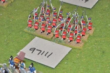 15mm medieval / chinese - halberd 24 figs - inf (97111)