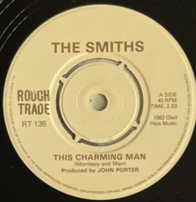 THE SMITHS -This Charming Man/Jean- Rare UK 7  New Logo/Glad Hips Credit 4Prong