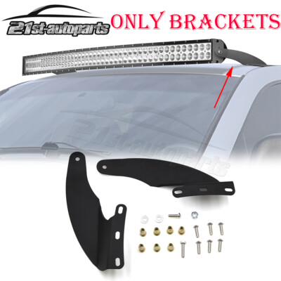 Upper Roof  52 INCH Curved LED Light Bar Mount Kit For Dodge Ram 1500/2500/3500