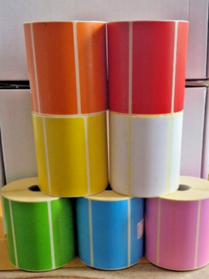 Farbcodierung Etiketten 102 x 51 mm 4 x 2 Kleberolle | Farbe wählbar | beschreibbar