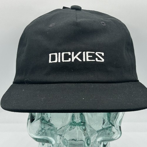 New Dickies Workwear Hat Black Adjustable SnapBack Cap - Picture 2 of 8