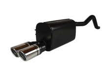 Sportauspuff für Renault Clio 4 IV ab 2012 2x 70mm Doppelrohr Ulter Sport