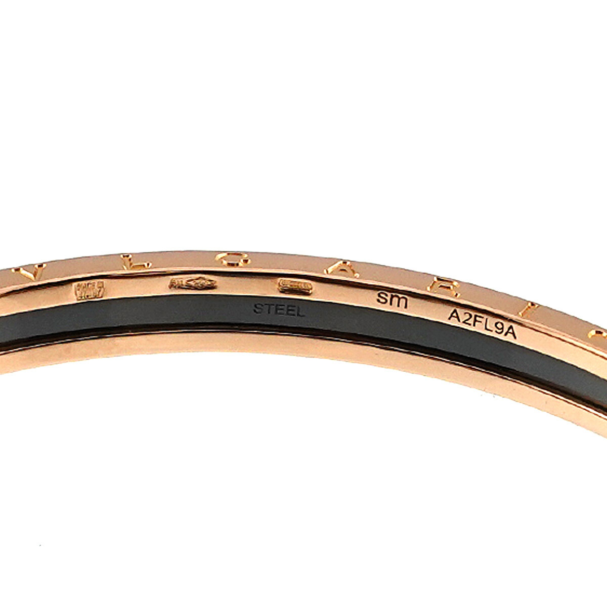 BVLGARI B-zero1 Rock Open Bracelet ceramic 18K Pink Gold 750 BVLGARI B-zero1 Rock Open Bracelet ceramic 18K Pink Gold 750