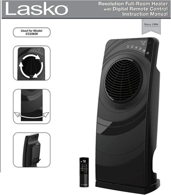Lasko Elite Collection Revolution Full-Room Ceramic Heater CC23630 Open Box  | eBay