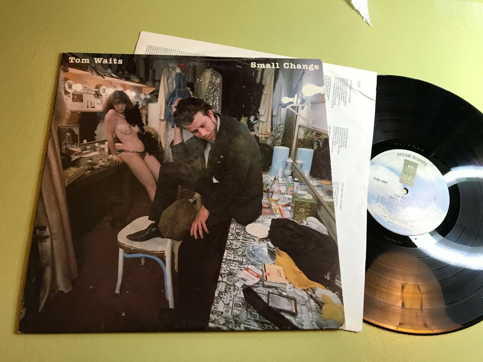 Tom Waits Small Change LP original USA 1976 asylum rare elvira cover model oop!! Tania okazja, prawdziwa gwarancja