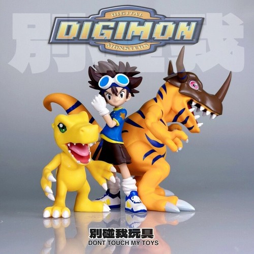 Digimon Adventure GK Entry Level Taichi & Agumon & Greymon 7-12cm Statue Toy New - Picture 9 of 19