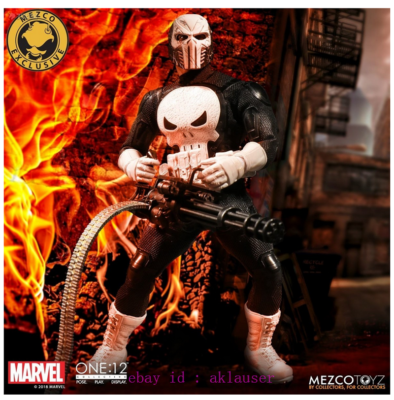 Mezco Toyz 1/12 Marvel The Punisher Action Figure Toy Model Mezco Toyz 1/12 Marvel The Punisher Action Figure Toy Model