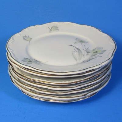Forest China Morning Glory Bread Plates Set Of 7 Plate Bavaria Germany Ebay