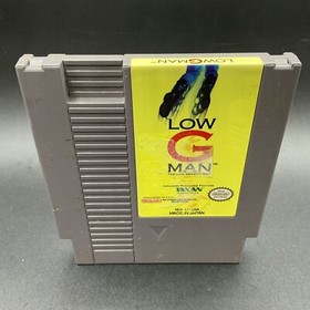 1990 Nintendo NES Low G Man: The Low Gravity Man Video Game Cartridge Only