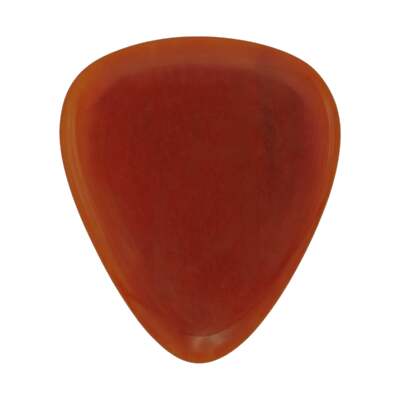 Brazilian Red Agate Stone Guitar Pick - 3.0mm 351 Shape Handmade Exotic Plectrum