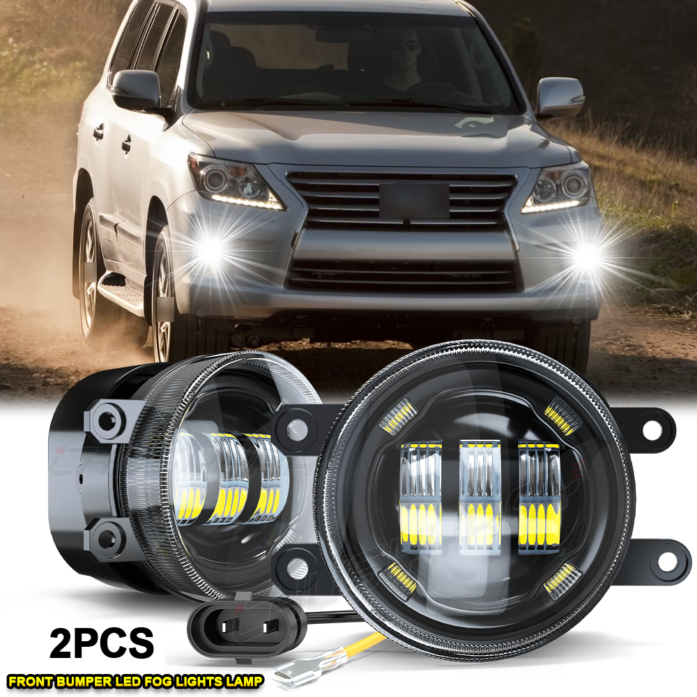 For Lexus LX570 2008-2013 Front Bumper LED Fog Lights Lamp