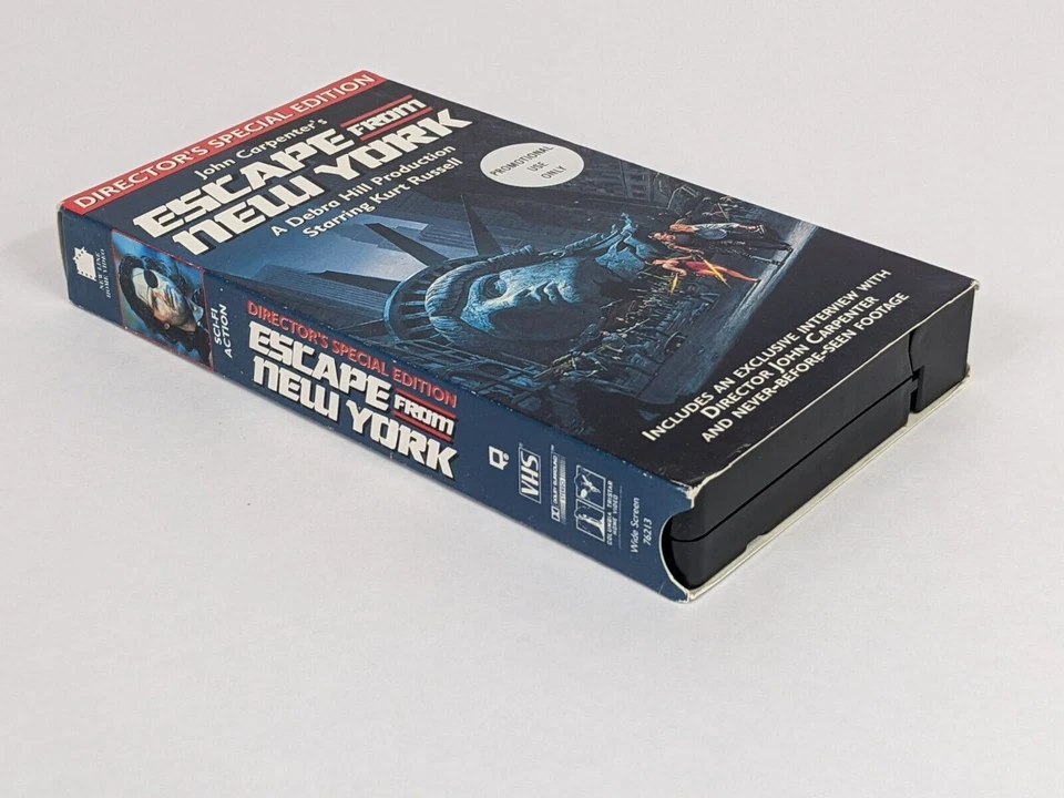 Escape From New York Director's Special Edition VHS RARE Promotional Video - Imagem 3 de 4