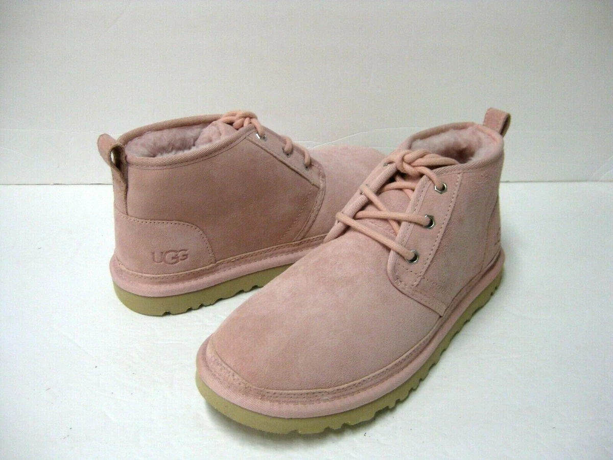 Ugg neumel lace up ankle boots in pink sales