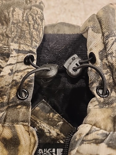 Mossy Oak Break Up Infinity Camo Quilted Hunting Jacket Mens Large (42 44) - Picture 7 of 13
