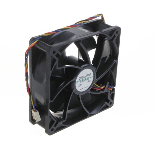 PWM 12CM Cooling Fan W12E12BS11B5-07 for DC 12V Brushless 4P Cpu Dual Ball Beari - Photo 6/8