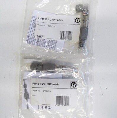 LAPP Group FM45 IP20, TOP neutr  21700540 RJ45-Steckverbinder VE= 2 Stk.-sealed-