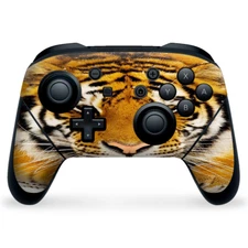 Nintendo Switch Pro Controller Skin Decal Vinyl Wrap -  Siberian Tiger