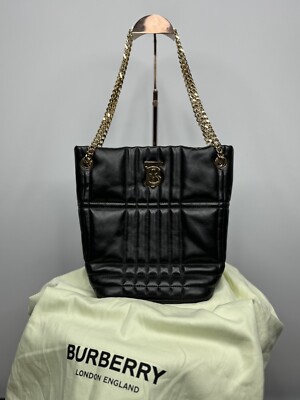 Burberry Damen Tasche Bucket Bag Lola Schwarz Beuteltasche
