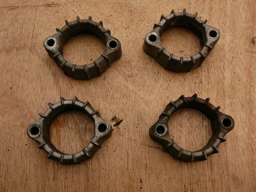 Yamaha FJ 1200, 3CW, (Bj.88-90), 4 Stück Krümmermuttern Krümmerbefestigung