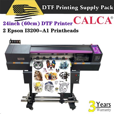 24in (60cm) Direct to Film Transfer Printer with 2 Epson I3200-A1 Printheads USA