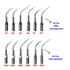 5x Dental Ultrasonic Piezo Scaler Tips fit Woodpeck EMS/DTE SATELEC Handpiece
