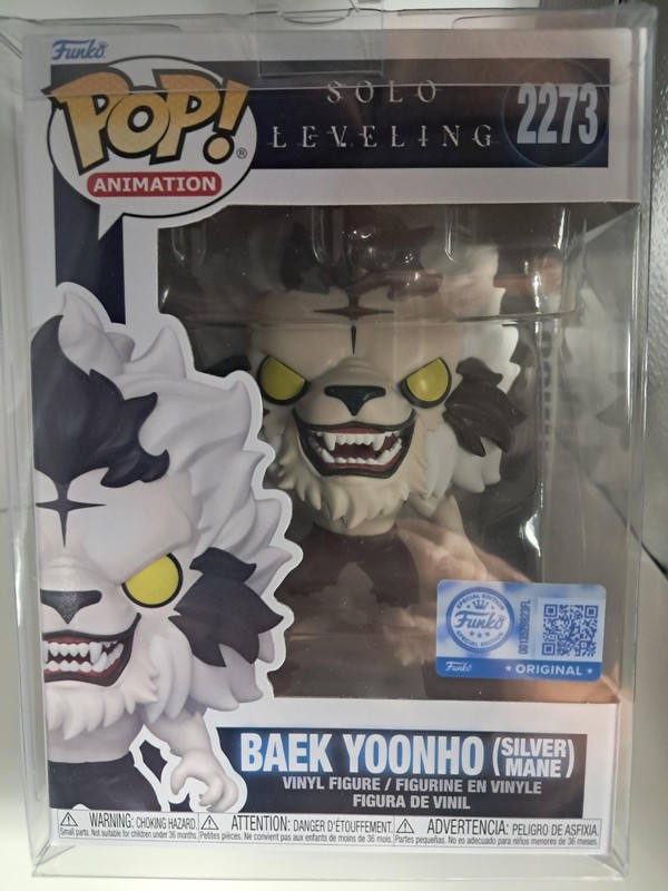 Funko Pop! Vinyl: Solo Leveling -#2273 Baek Yoonho (Silver Mane)  Protector